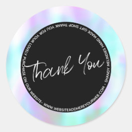 Adesivo Comercialização de Script de Abstrato do Pastel Ob