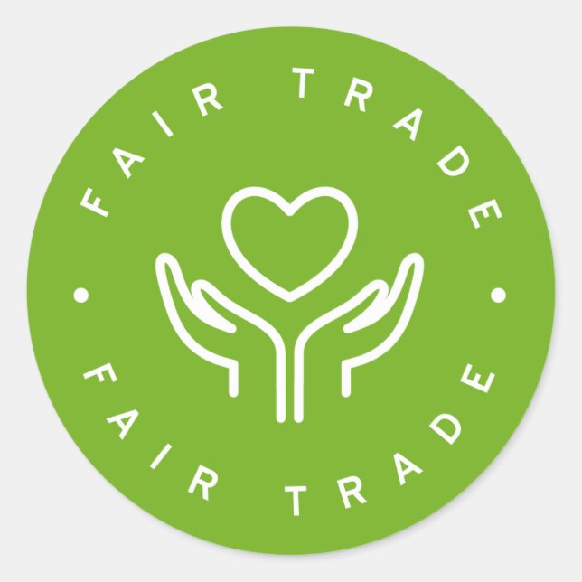 Adesivo Comércio equitativo (Frente)