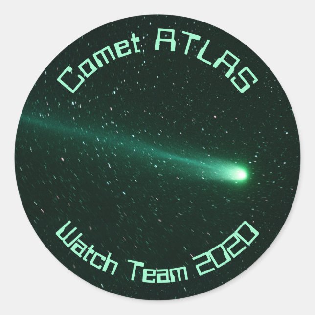 Adesivo Comet ATLAS Watch Team 2020 (Frente)