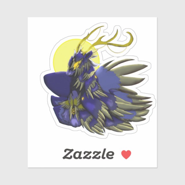 Adesivo Comet Dark Fantasy Reindeer Vinyl Sticker (Folha)