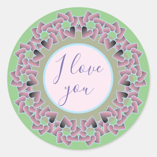 Adesivo Comfortable and pretty  classic round sticker (Frente)