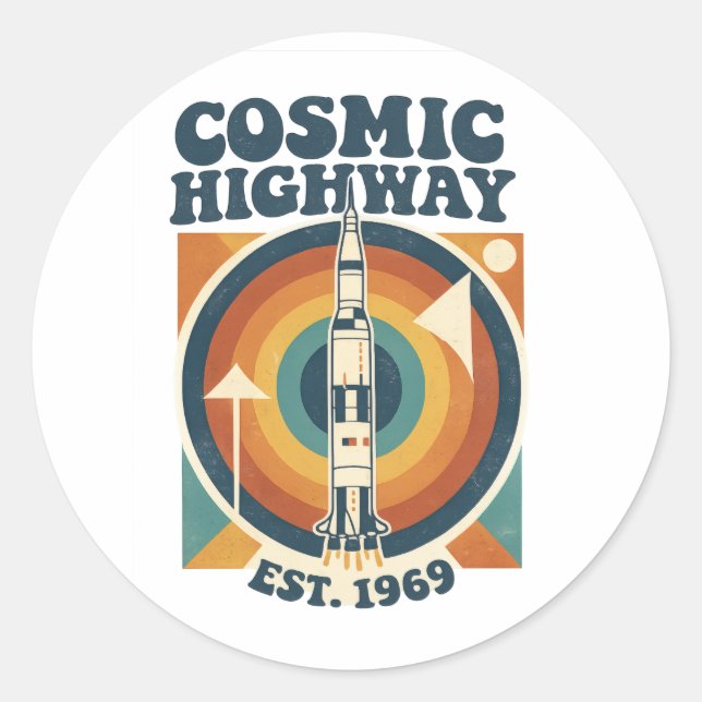 Adesivo Comic Highway – Fun Pop Art for Comic Fans (Frente)