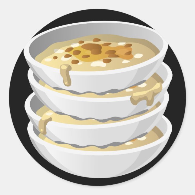 Adesivo Comida brilhante (Frente)