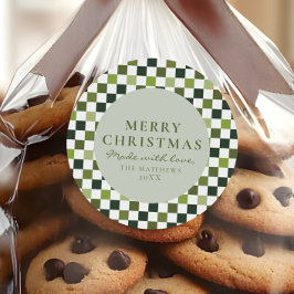 Adesivo Comida Caseira Férias Natal Bolos Verde Verificado