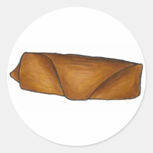 Adesivo Comida chinesa Rolos de ovos Primavera de carapaça