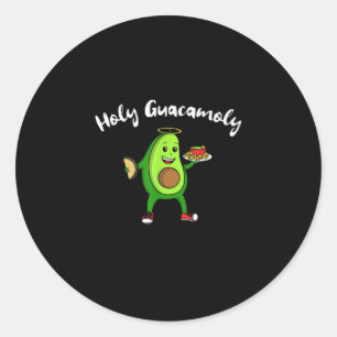 Adesivo Comida Cinco de Mayo Santa Guacamole Avocado Taco