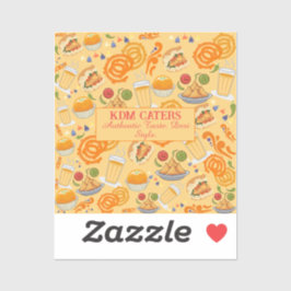 Adesivo Comida da rua indiana - Corante festivo