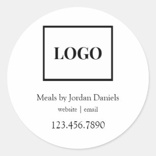 Adesivo Comida de carne Chef Comercial Adicionar logotipo