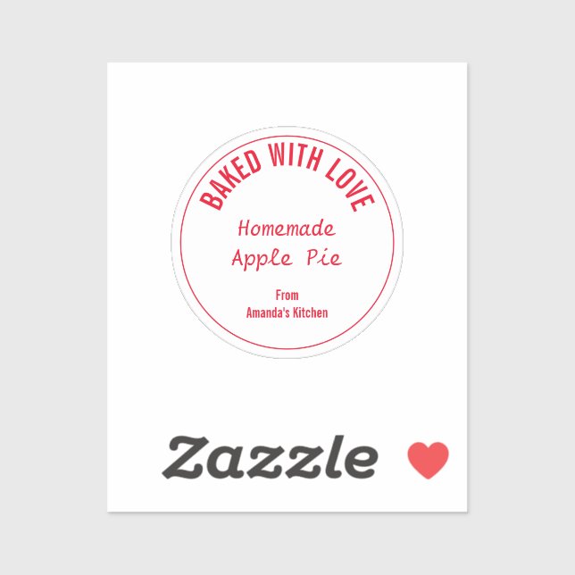 Adesivo Comida de Natal caseira Festa de presente Favorito (Folha)