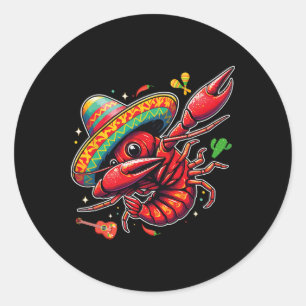 Adesivo Comida Mexicana Festa Engraçada do Cinco De Mayo L