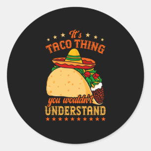 Adesivo comida mexicana tacos amante de tacos uma coisa de