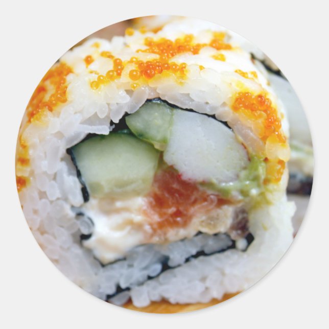 Adesivo Comida Realista Sushi (Frente)