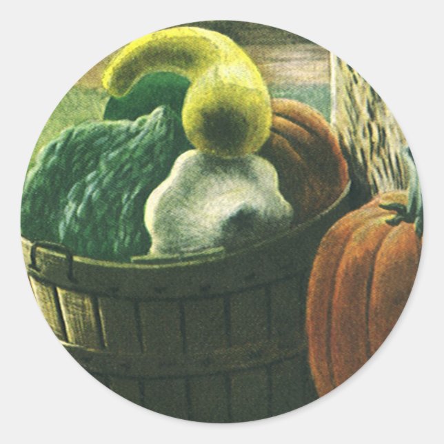 Adesivo Comidas, abóbora, abóbora, abóbora e maçãs (Frente)