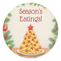 Comidas da Temporada Batatas Fritas de Natal