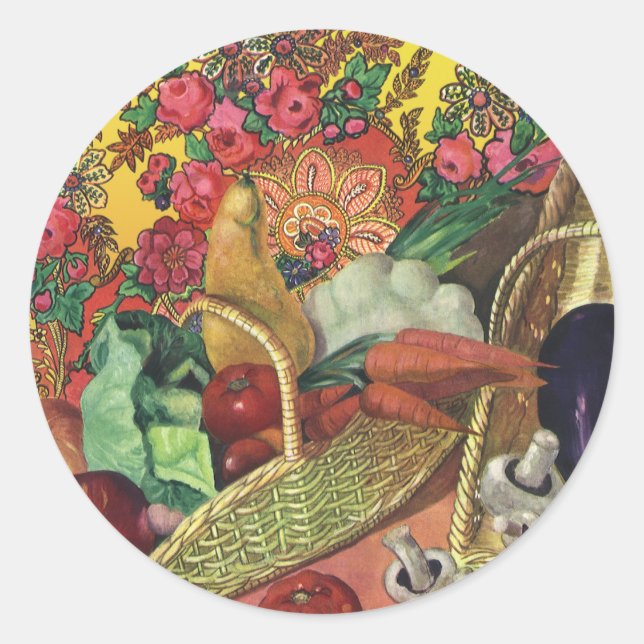 Adesivo Comidas Orgânicas, Jardins Vegetais, Flores Emerge (Frente)