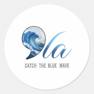 Adesivo Comma La Catch The Blue Wave Vote Kamala President