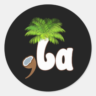 Adesivo Comma La Kamala Harris 2024 Presidente Funny Kamal