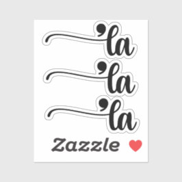 Adesivo Comma La Kamala Harris Pontuação La Election