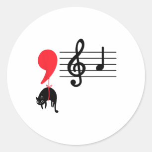 Adesivo Comma La Music Notes Kamala Harris Professor De Mú
