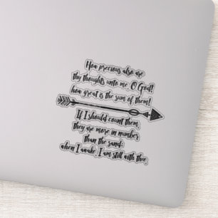 Adesivo Como a Bíblia do Precioso é Versa