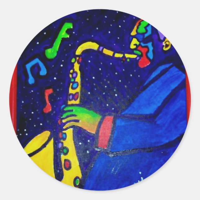 Adesivo Como Jazz Man by Piliero (Frente)