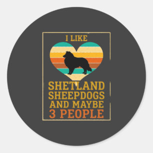 Adesivo Como Pastores de Shetland Talvez as Pessoas Tenham