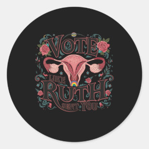 Adesivo Como Ruth Enviou Sua Inspiração Feminista Rbg