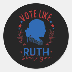 Adesivo Como Ruth Enviou Sua Inspiração Feminista Rbg