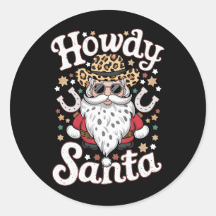 Adesivo Como vai, Papai Noel Presente de Natal do Rodeio d