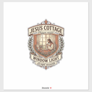 Adesivo Cômodo de Jesus Luz de Janela Cômodo de Jesus Luz 
