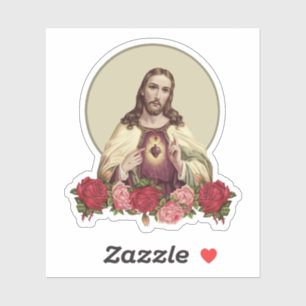 Adesivo Compaixão divino Jesus clemente do coração sagr