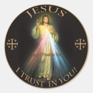 ADESIVO COMPAIXÃO DIVINO, JESUS QUE EU CONFIO EM VOCÊ
