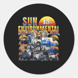 Adesivo Companhia Sun Environmental Aniversário V1
