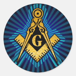 Adesivo Compass e Quadrado Masônicos
