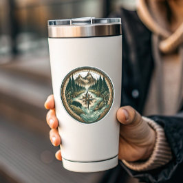 Adesivo Compass Lake Vinyl Sticker | Die-Cut Sticker