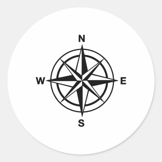 Adesivo Compass Náutico (Frente)