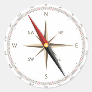 Adesivo Compasso clássico