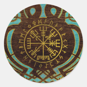 Adesivo Compasso da navegação de Vegvisir - de Viking