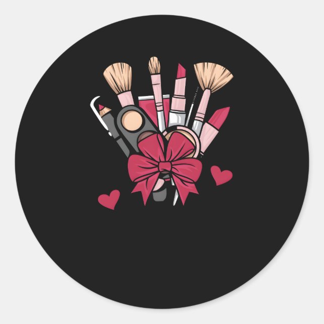 Adesivo Compensar Como Futura Maquiagem Em Andamento (Frente)