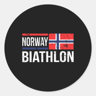 Adesivo Competição de Atiramento ao Esqui-Alvo de Biathlon