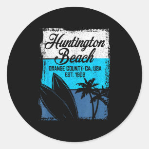 Adesivo Competições de surfe legal na praia de Huntington
