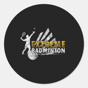 Adesivo Competitiva Extreme Badminton Game Competitive Pla