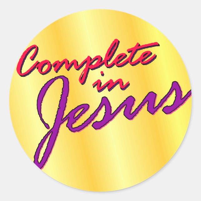 Adesivo Completo em Jesus (Frente)