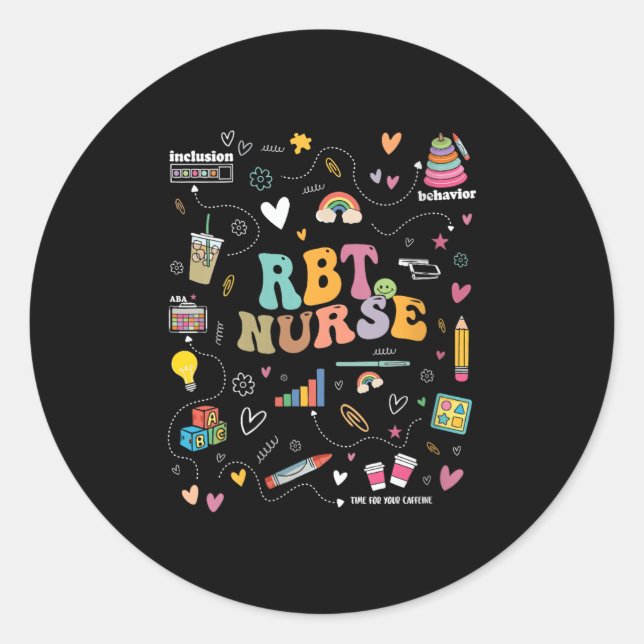 Adesivo Comportamento Técnico de Comportamento Registrado  (Frente)