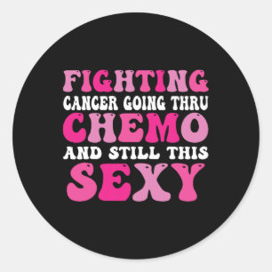 Adesivo Comportando o Cancer de mama Inspiracional da Chem