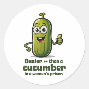 Adesivo Comprador Que Um Pepino Numa Prisão De Mulheres