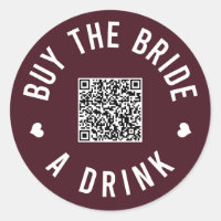 Comprar de solteiro Código QR de Venmo de Bebida