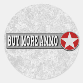 Adesivo Comprar Mais Ammo Funny segundo Emenda