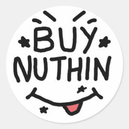 Adesivo Comprar Nada