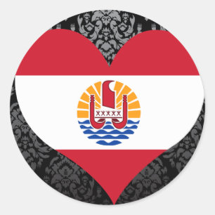Adesivo Compre a bandeira de Polinésia francesa